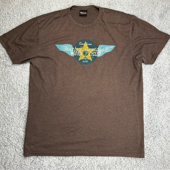 Harley Davidson Shirt Mens Large Casual Riding Gear Cool Springs Motorcycle Tee - Picture 2 of 6